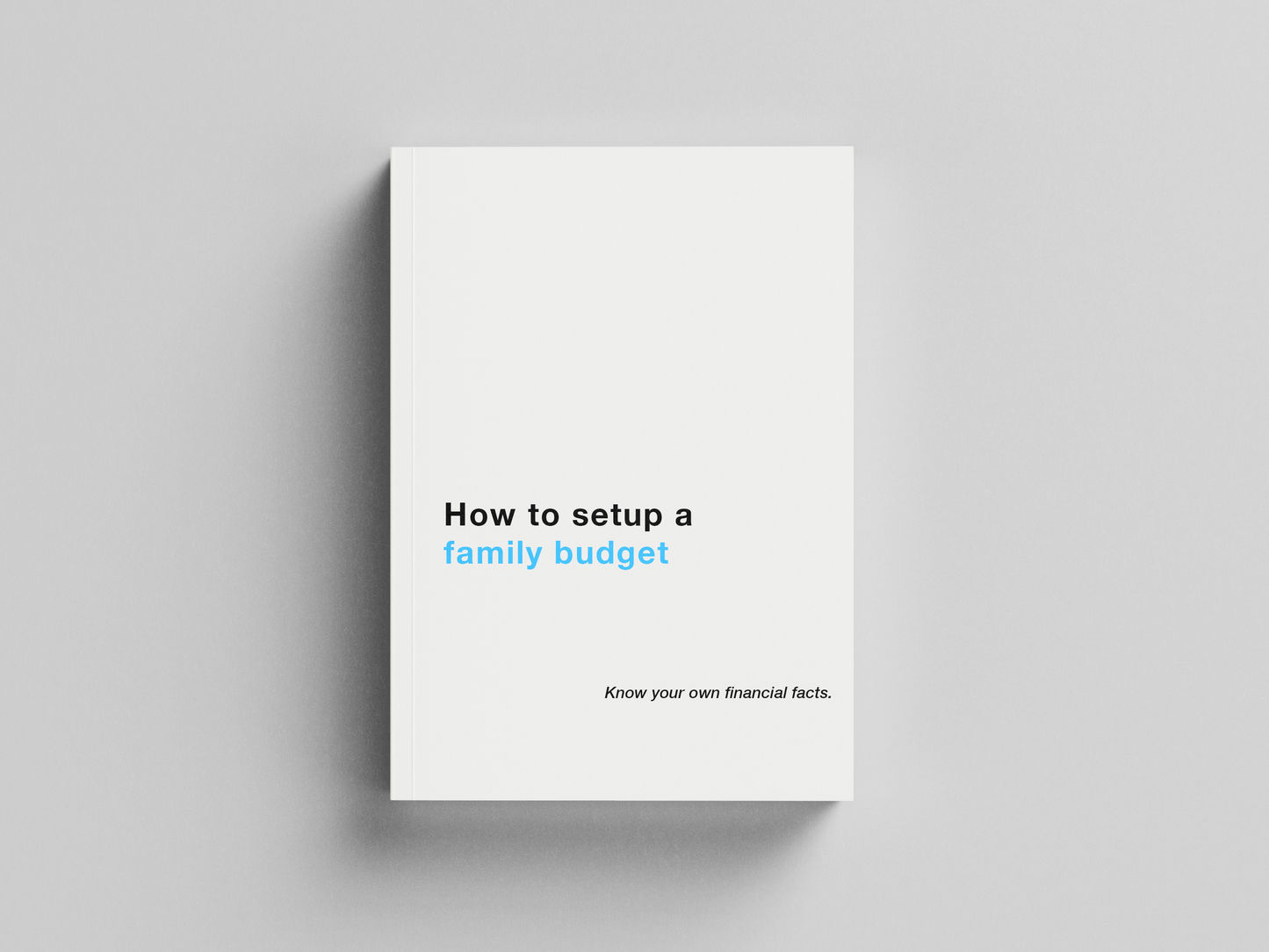 How to setup a family budget