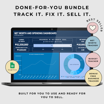 Bundle Sale! Minimalist Wealth Tracker
